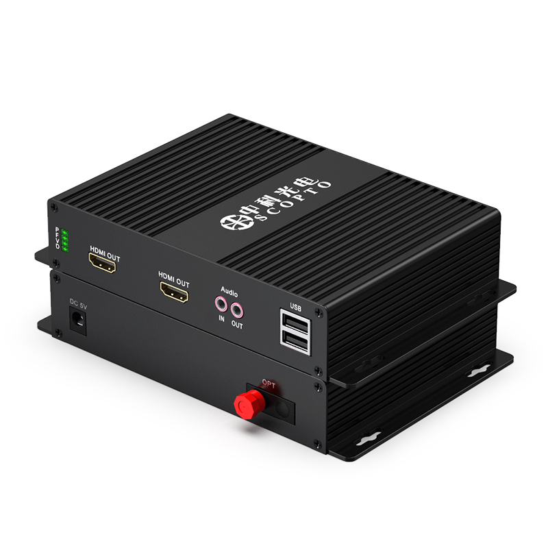 非壓縮全高清 1路視頻+環(huán)出+USB+雙向音頻 FC接口